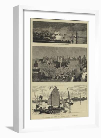 The Young Princes on their Cruise, Shanghai-William Lionel Wyllie-Framed Giclee Print