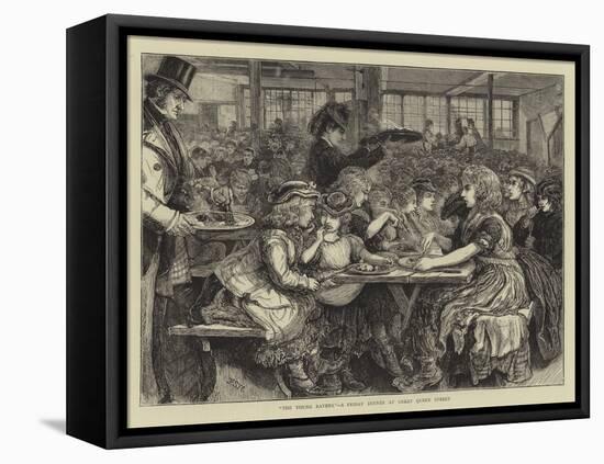 The Young Ravens, a Friday Dinner at Great Queen Street-Francis S. Walker-Framed Premier Image Canvas