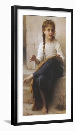 The Young Seamstress-William Adolphe Bouguereau-Framed Giclee Print