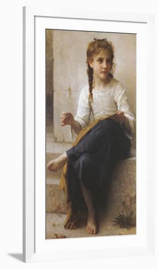 The Young Seamstress-William Adolphe Bouguereau-Framed Giclee Print