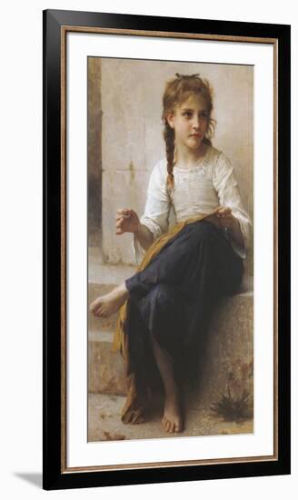 The Young Seamstress-William Adolphe Bouguereau-Framed Giclee Print