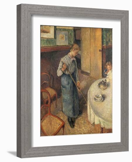 The Young Servant, 1882-Camille Pissarro-Framed Giclee Print