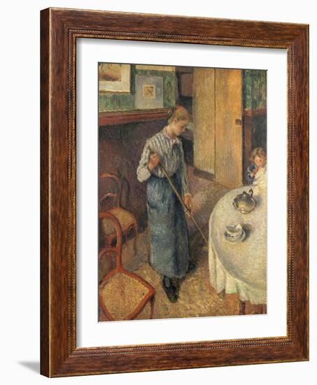 The Young Servant, 1882-Camille Pissarro-Framed Giclee Print