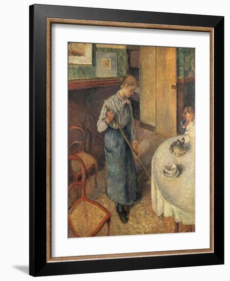 The Young Servant, 1882-Camille Pissarro-Framed Giclee Print