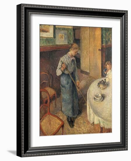 The Young Servant, 1882-Camille Pissarro-Framed Giclee Print