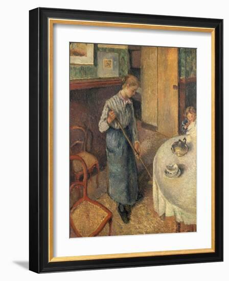 The Young Servant, 1882-Camille Pissarro-Framed Giclee Print