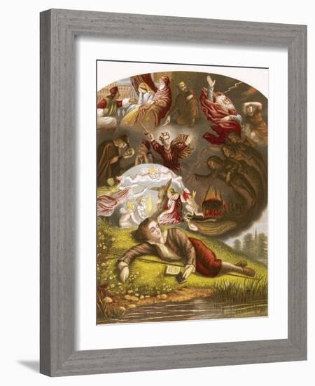 The Young Shakespeare on the Banks of the Avon-English-Framed Giclee Print
