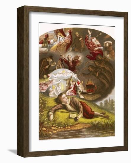 The Young Shakespeare on the Banks of the Avon-English-Framed Giclee Print