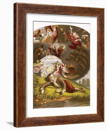 The Young Shakespeare on the Banks of the Avon-English-Framed Giclee Print