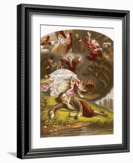 The Young Shakespeare on the Banks of the Avon-English-Framed Giclee Print