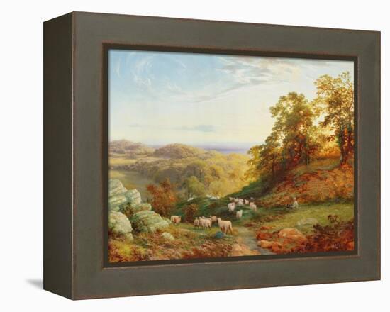 The Young Shepherd-George Vicat Cole-Framed Premier Image Canvas