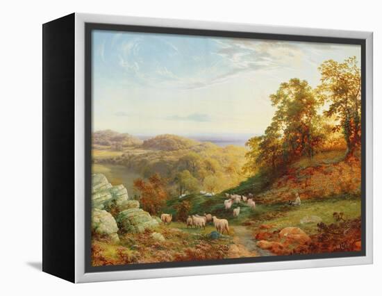 The Young Shepherd-George Vicat Cole-Framed Premier Image Canvas