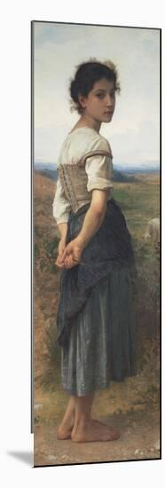 The Young Shepherdess, 1885-William-Adolphe Bouguereau-Mounted Giclee Print