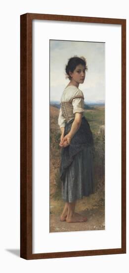 The Young Shepherdess, 1885-William-Adolphe Bouguereau-Framed Giclee Print