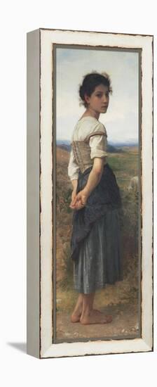 The Young Shepherdess, 1885-William-Adolphe Bouguereau-Framed Premier Image Canvas