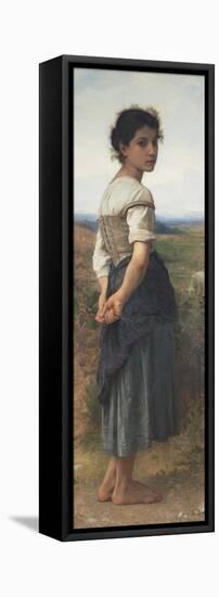 The Young Shepherdess, 1885-William-Adolphe Bouguereau-Framed Premier Image Canvas