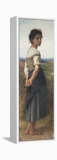 The Young Shepherdess, 1885-William-Adolphe Bouguereau-Framed Premier Image Canvas