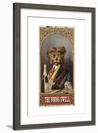 The Young Swell, 1869-null-Framed Giclee Print