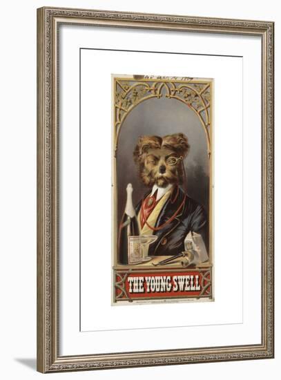 The Young Swell, 1869-null-Framed Giclee Print