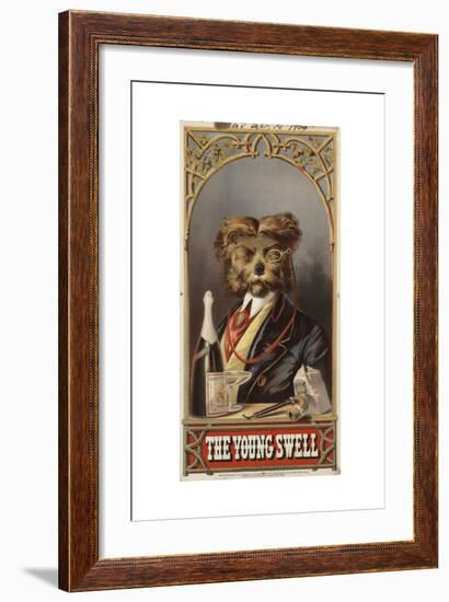 The Young Swell, 1869-null-Framed Giclee Print