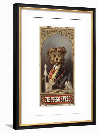 The Young Swell, 1869-null-Framed Giclee Print