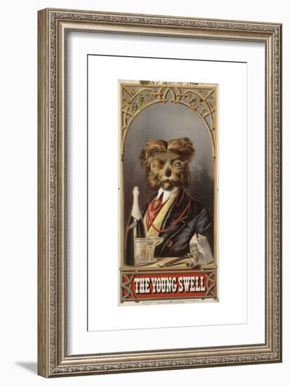 The Young Swell, 1869-null-Framed Giclee Print