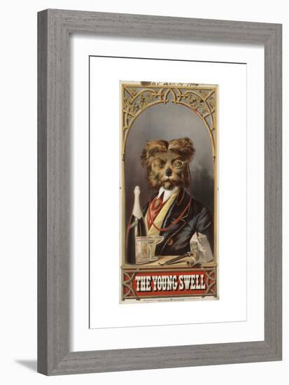 The Young Swell, 1869-null-Framed Giclee Print