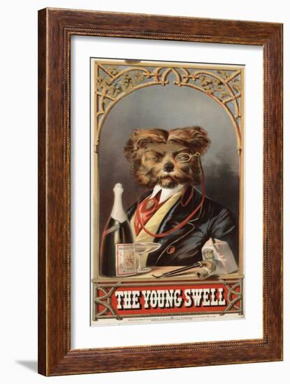 The Young Swell Advertisement-null-Framed Giclee Print