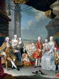 Maria Theresia of Austria and Francis I with their Children-Martin Van Meytens, the Younger-Framed Giclee Print