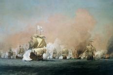 Sea Battle of the Anglo-Dutch Wars, c.1700-Willem Van De, The Younger Velde-Giclee Print