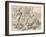 'The youth and his father, who is balancing a fish on his nose', 1889-John Tenniel-Framed Giclee Print