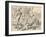 'The youth and his father, who is balancing a fish on his nose', 1889-John Tenniel-Framed Giclee Print