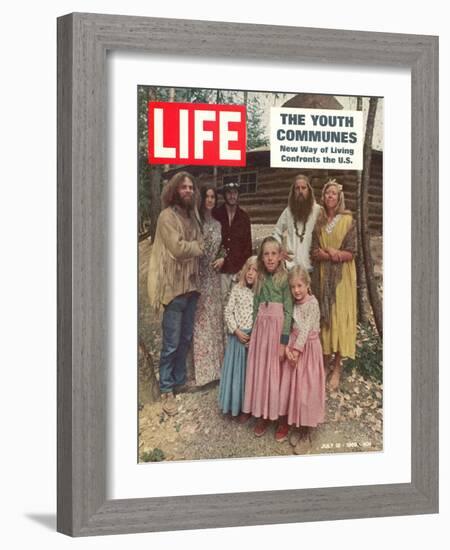 The Youth Communes, New way of Living Confronts the U.S., July 18, 1969-John Olson-Framed Photographic Print