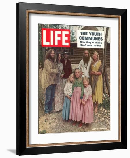 The Youth Communes, New way of Living Confronts the U.S., July 18, 1969-John Olson-Framed Photographic Print