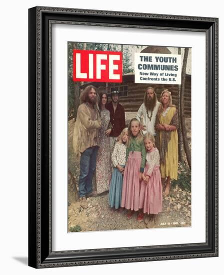The Youth Communes, New way of Living Confronts the U.S., July 18, 1969-John Olson-Framed Photographic Print