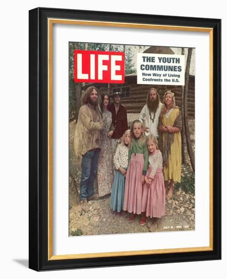 The Youth Communes, New way of Living Confronts the U.S., July 18, 1969-John Olson-Framed Photographic Print