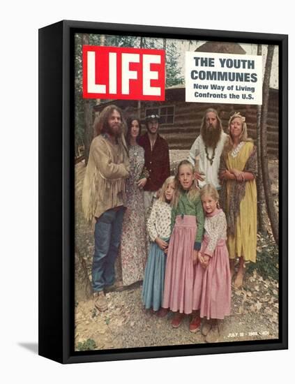 The Youth Communes, New way of Living Confronts the U.S., July 18, 1969-John Olson-Framed Premier Image Canvas