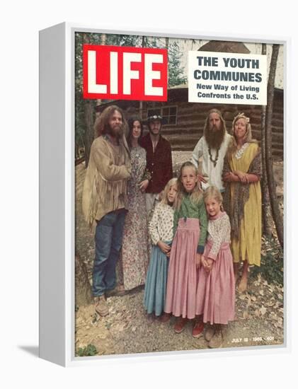 The Youth Communes, New way of Living Confronts the U.S., July 18, 1969-John Olson-Framed Premier Image Canvas