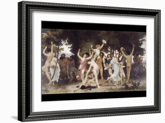 The Youth of Bacchus-William Adolphe Bouguereau-Framed Art Print