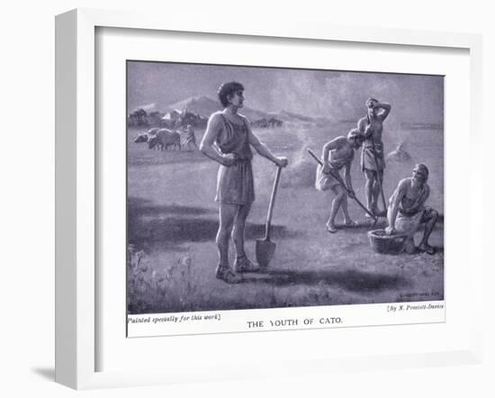 The Youth of Cato-Norman Prescott Davies-Framed Giclee Print