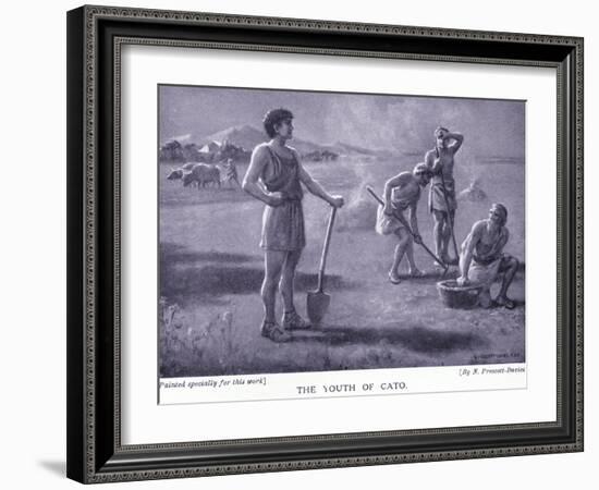 The Youth of Cato-Norman Prescott Davies-Framed Giclee Print