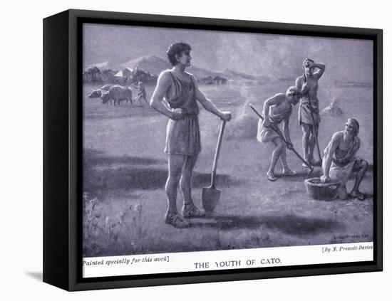 The Youth of Cato-Norman Prescott Davies-Framed Premier Image Canvas