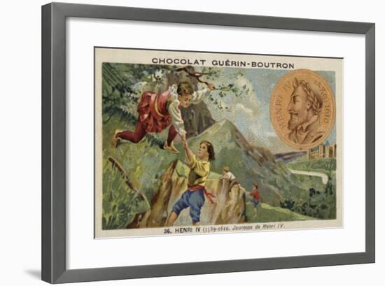 The Youth of Henry IV of France-null-Framed Giclee Print