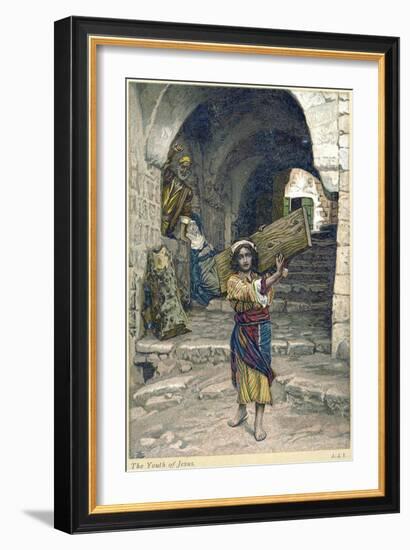 The Youth of Jesus, C1897-James Jacques Joseph Tissot-Framed Giclee Print