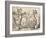 'The youth talking to this father, who is doing a handstand', 1889-John Tenniel-Framed Giclee Print