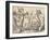 'The youth talking to this father, who is doing a handstand', 1889-John Tenniel-Framed Giclee Print