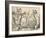 'The youth talking to this father, who is doing a handstand', 1889-John Tenniel-Framed Giclee Print