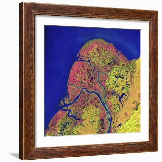 The Yukon Delta in Southwest Alaska-Stocktrek Images-Framed Photographic Print