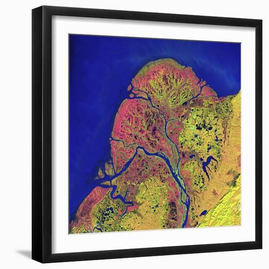 The Yukon Delta in Southwest Alaska-Stocktrek Images-Framed Photographic Print