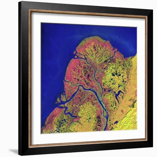 The Yukon Delta in Southwest Alaska-Stocktrek Images-Framed Photographic Print